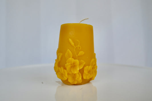 Spring Has Sprung Beeswax Candle