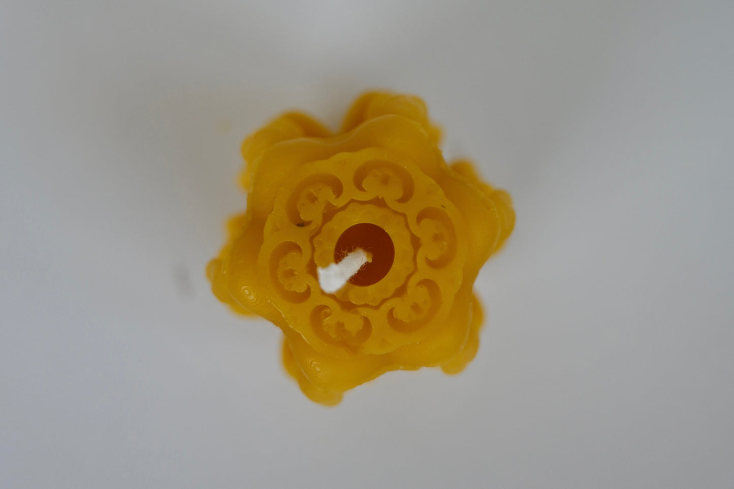 Holiday Bow Beeswax Candle