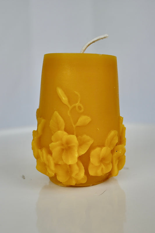 Spring Has Sprung Beeswax Candle