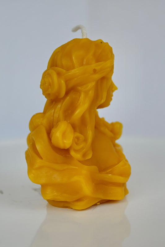 Golden Muse Beeswax Candle