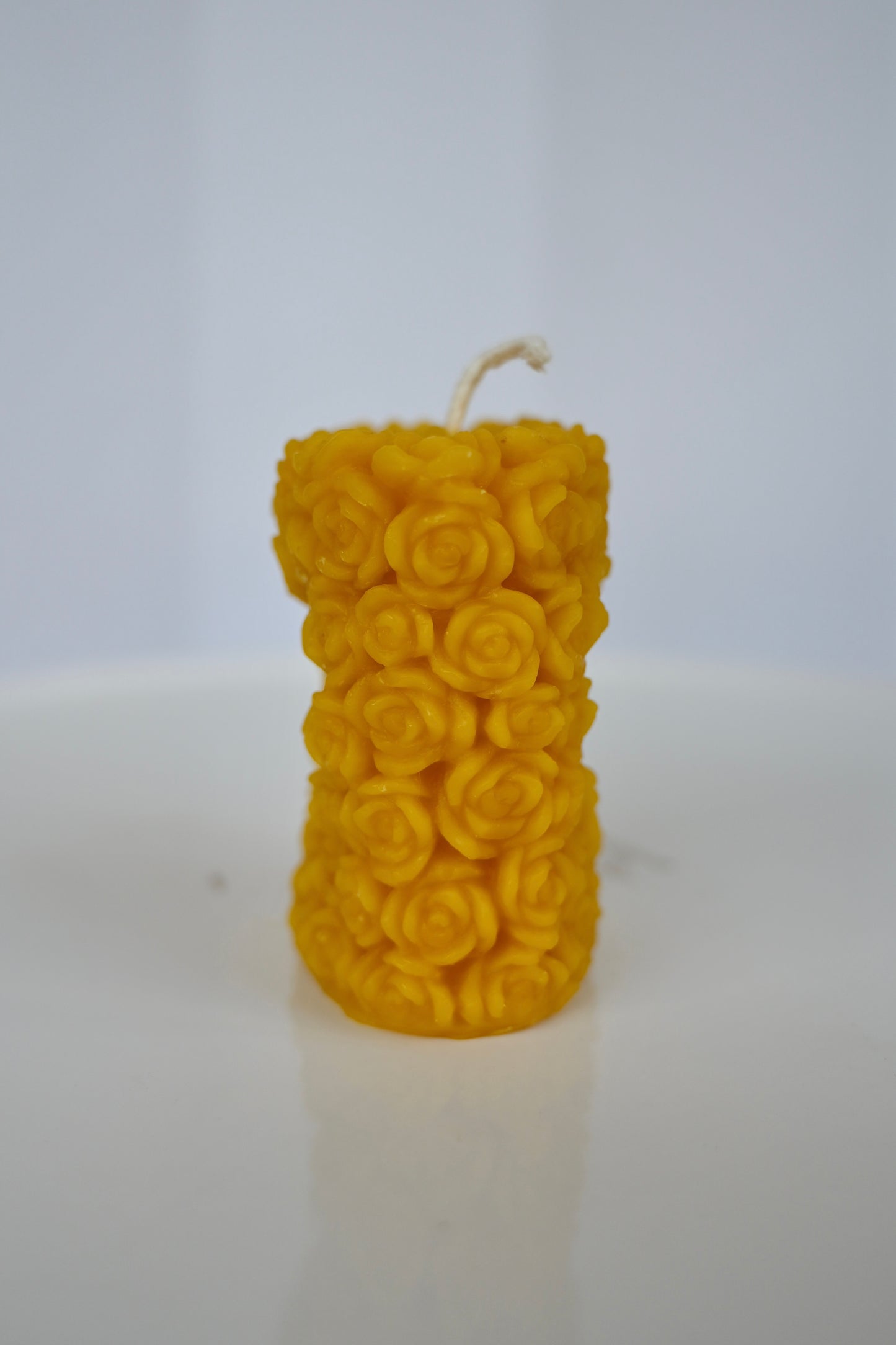 Rose Heart “Love” Beeswax Candle