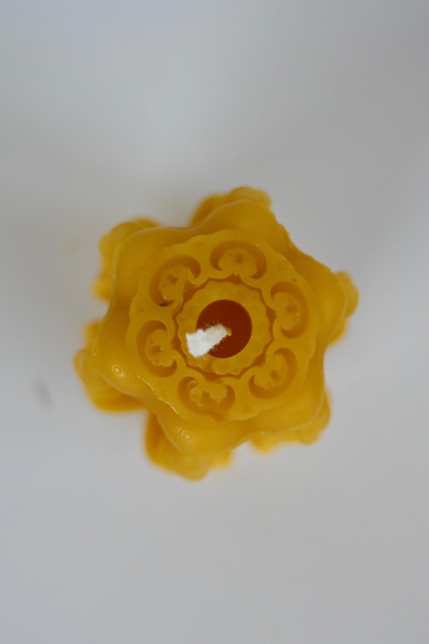 Holiday Bow Beeswax Candle